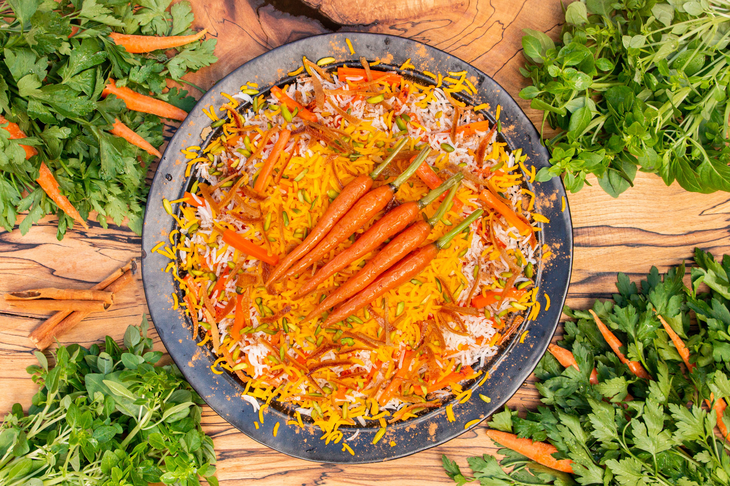 Хавидж поло – иранский рис с шафраном и морковью