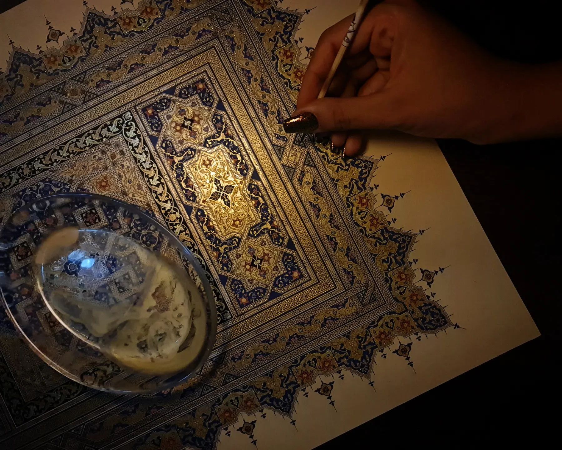 Искусство Тажиб – oсвещенная рукопись
